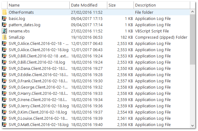 File List View