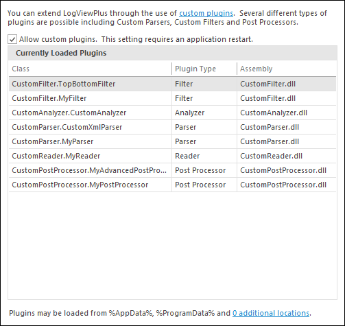 Running The Samples LogViewPlus